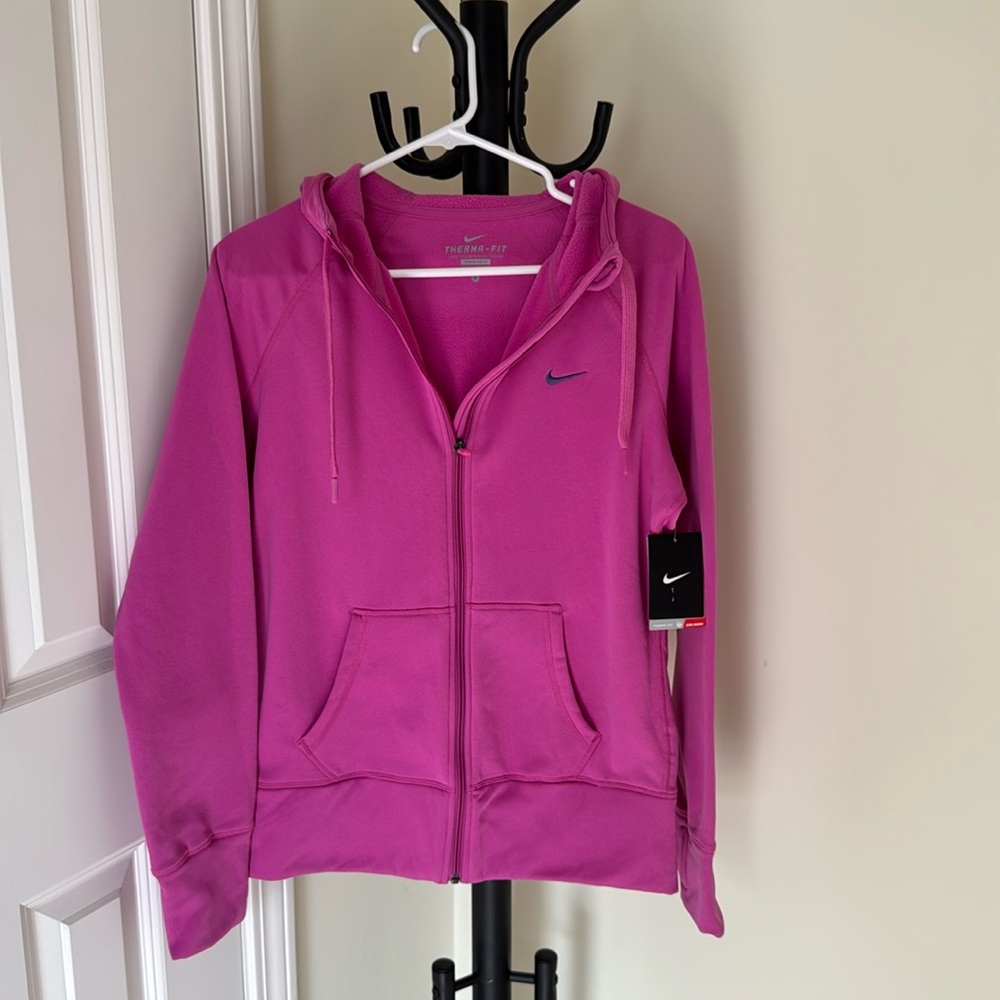 Nike Pink/Magenta Zip Hoodie